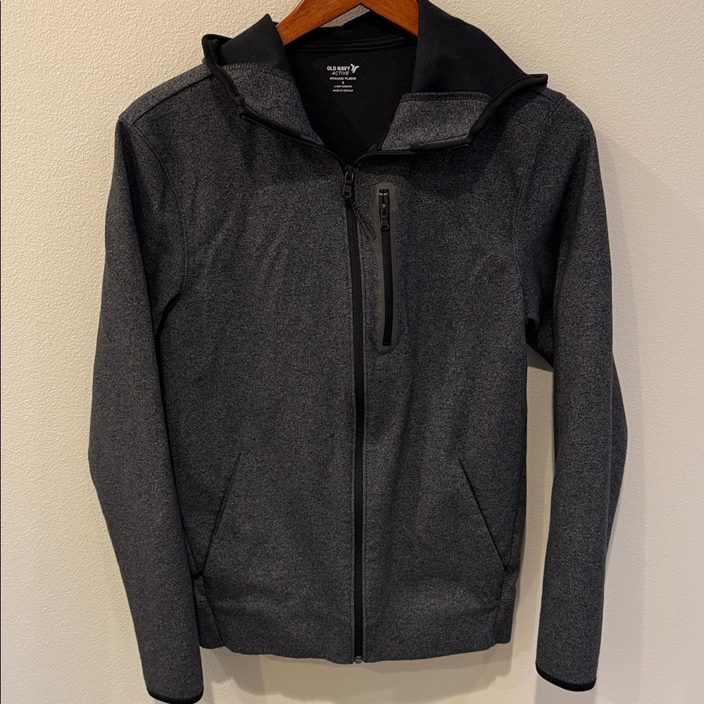 Old Navy Men's Charcoal Gray Hoodie